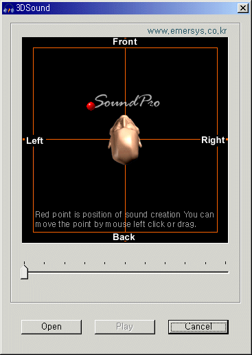 3D Sound Tester Screenshot